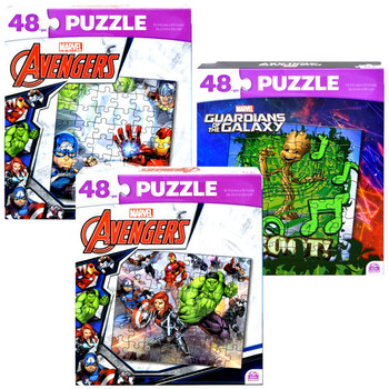 Marvel Heroes 48 Piece Puzzles (6 per case)