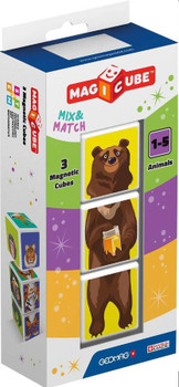 Geomag Animals MAGICUBE Puzzle (6 per case)