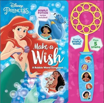Disney Princess Bubble Wand Songbook 12pg Book (2 per pack)