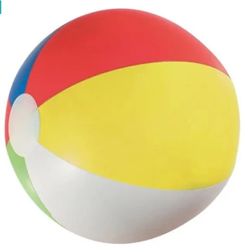 16" Beach Ball - Multicolored-6 Pack