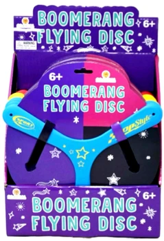 FLYING DISC 6 Pack Boomerang Assortment