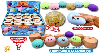 Mystery Squishy 4" Happy Face Dumplings (24 per case)