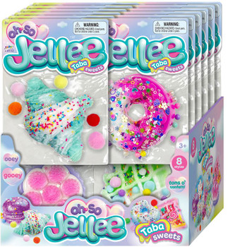 Ja-Ru Oh So Jellee Taba Sweets Squishy Fidget Toy (24 per case)