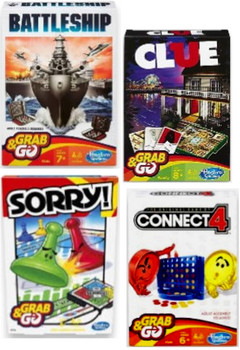 Hasbro Grab N Go Travel Games Assortment (6 per case)