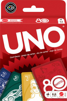 UNO Mattel 80th Ruby Red Edition (8 PER CASE)