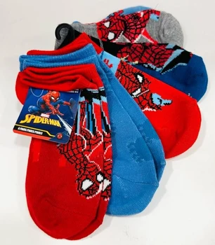 Spiderman Spiderverse No Show Socks (12 pack) Sized 6-8