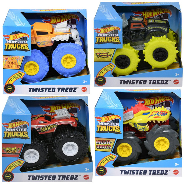 Hot Wheels Trucks 1:43 New Rev Tredz (4PK)