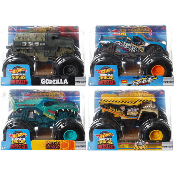 Hot Wheels Monster Truck 1:24 Scale (4 per case)