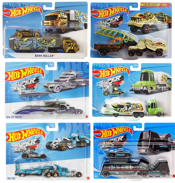 Mattel Hot Wheels Super Rigs Collectibles (6 per case)