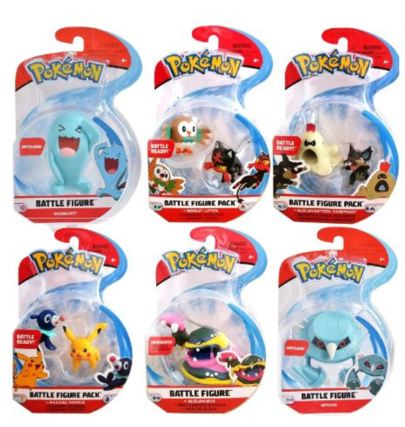 Pokemon Battle Figure Pack (6 per case)