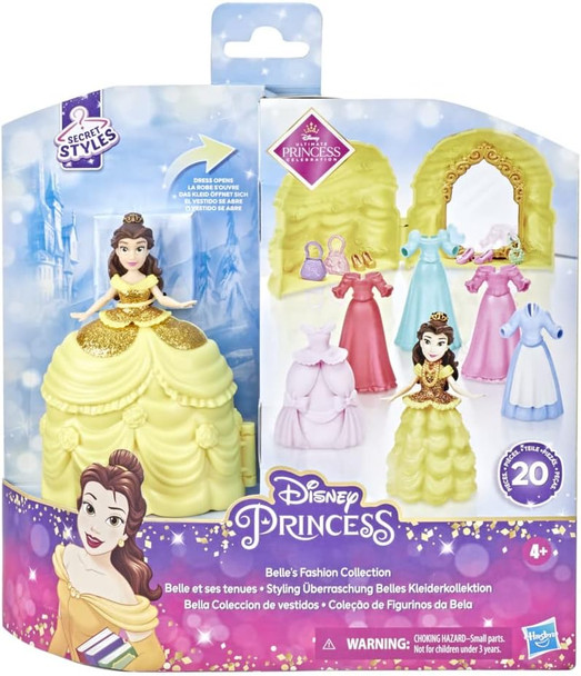 Disney Princess Secret Style Belle Doll Fashion Playset (4 per case)