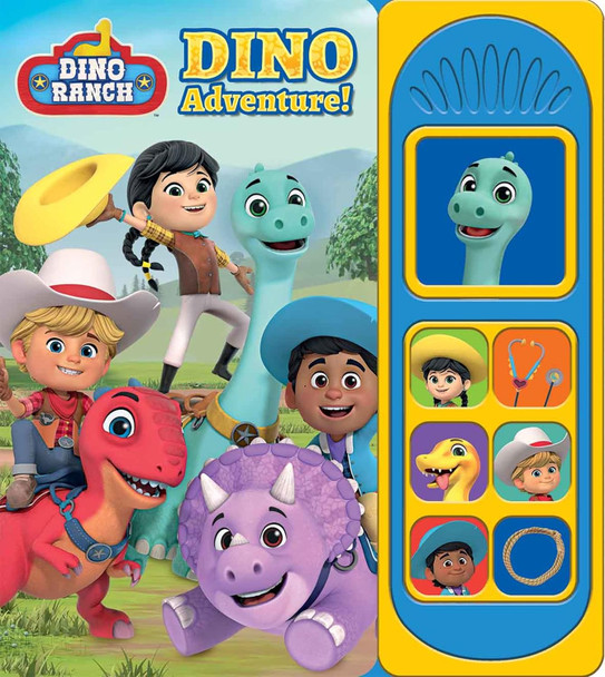 Dino Ranch - Dino Adventure! 7-Button Sound Book SRP: $14.99 -