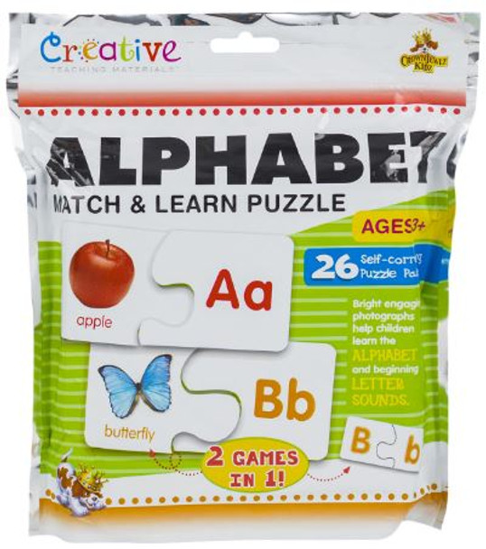 Alphabet Match & Learn Self Correcting Puzzle (6 per case)