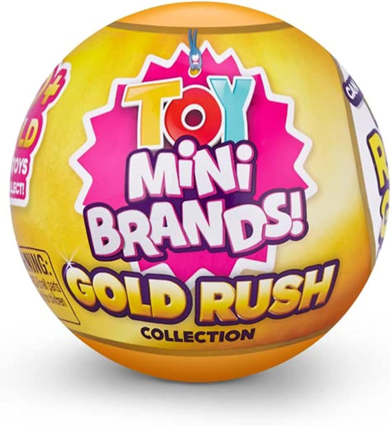 Zuru: 5 Surprise Toy Mini Brands Gold Rush Collection Capsule (6 per case)