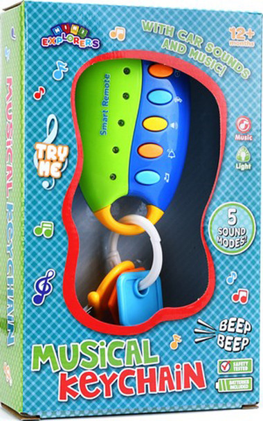 Toddler's First Musical Keychain: (3 per case)