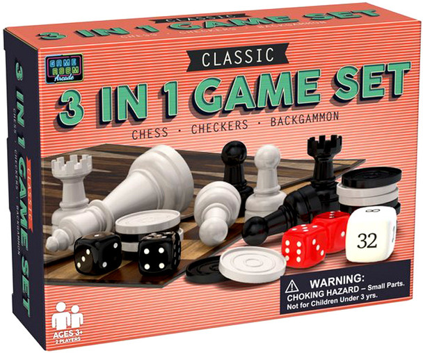 Classic 3 in 1 Game Set (6 per case)