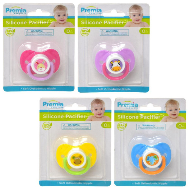 Premia Baby Silicone Pacifier (6 per case)