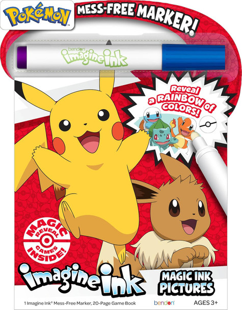 Pokemon Imagine Ink Book (3 Pack)