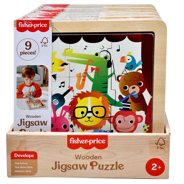 Fisher Price Wood Jigsaw Puzzle (6 per case)