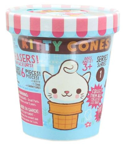 Kitty Cones: Blind Box Erasers (16 per case)