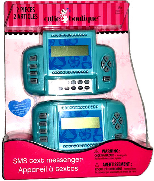 SMS Child's Text Messenger for Two - Blue (3 per case)