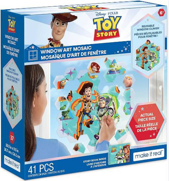 Make It Real Disney: Window Art Mosaic - Toy Story (4 per case)