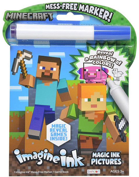 Minecraft 10 Page Imagine Ink Magic Ink Pictures ($4.50 each / 6 per case)