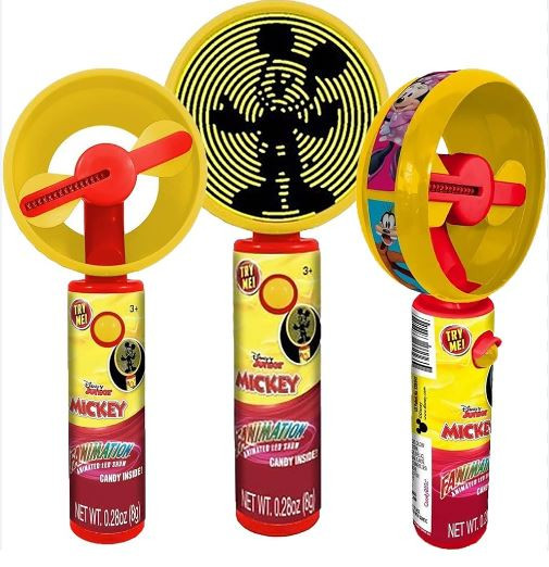 Disney Mickey Mouse Light Up Fanimation with Candy (8 per case)