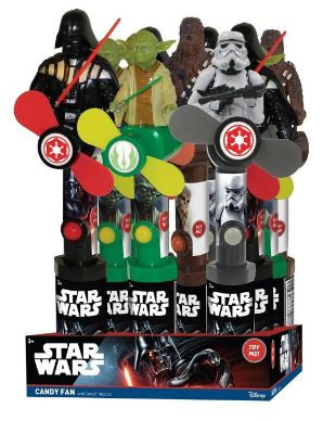 Star War Candy with Hand Fan (12 per display)