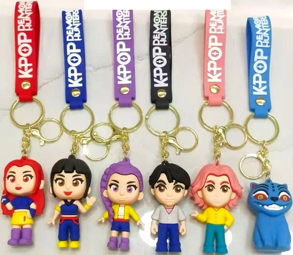K-Pop Demon Hunger Keychain Set 12 Pack