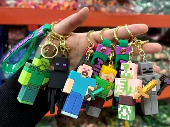 Minecraft Keychain 12 Pack