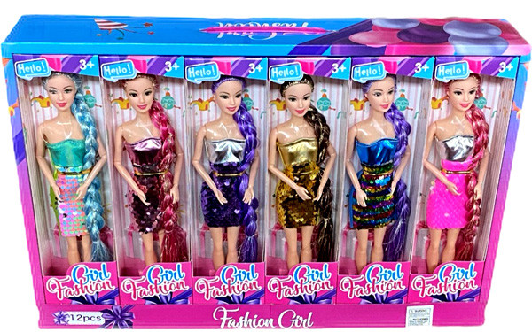 11 1/2 Inch Fashion Doll 12 Pack
