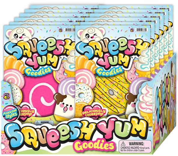 Stretchy Squishy-Jiggly Super soft Squishy PDQ (36 per case)