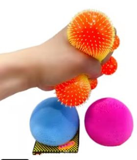 The 2.4" Fuzzy Squish Ball ($3.00 each - 12 per case)