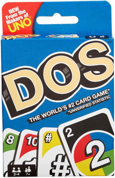 UNO Card DOS SECOND EDITION - (12 per case)
