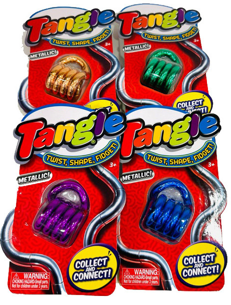 Tangle Jr. Metallic Blistercard Assortment (24 PER CASE)
