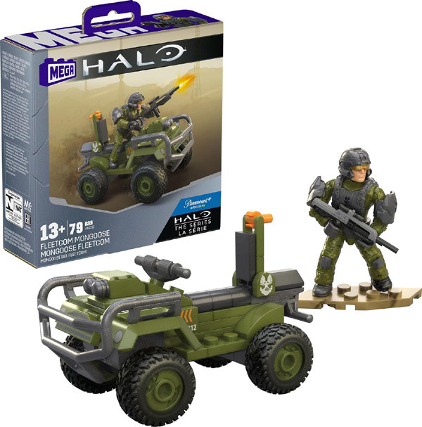 MEGA Halo FLEETCOM Mongoose ATV building Kit (6 PER CASE)