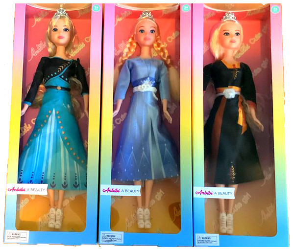 13 Inch Princess Doll Set (6 pack)