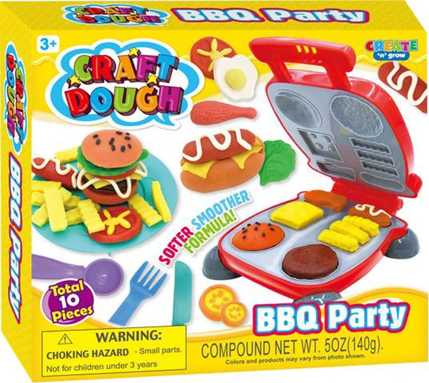 BBQ Craft Dough Party Playset