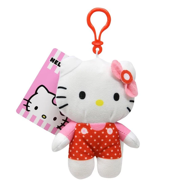 Sanrio Hello Kitty 5" Red Full Body Plush Zipper Pull