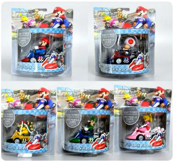 Nintendo Mario Kart Wii Pull-Back Racers Assortment