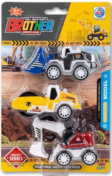 Pull Back Construction 3 Pack