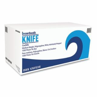 Boardwalk Foodservice BWKKNIFEIW Knife Wrpd Pp Mw Wh Ca/1000 (1 CA)