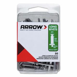 Arrow Fastener RLFA3/16IP (30/Pc) Large Flange Long 3/16 Aluminum Rivet (1 PK)