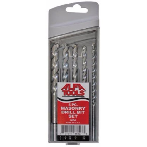 Alfa Tools MD6 6pc Bright Masonry Set In Pouched