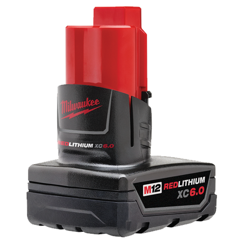 Milwaukee 48-11-2460 M12 REDLITHIUM XC 6.0Ah Extended Capacity Battery Pack