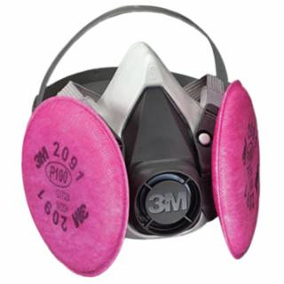 3M 7010383694 Half Facepiece Respirator 6191/07001(Aad) P100 S