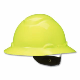 3M 7100240034 Full Brim Hard Hat H-809Sfr-Uv Hivis Yl 4-P
