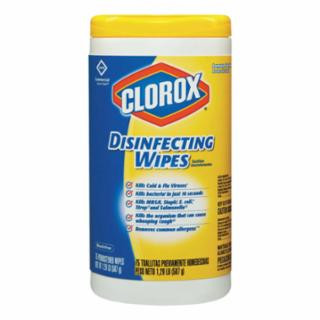 Clorox CLO15948EA Clo15948Ea Cleaner Dsnfct Wipes Lmn