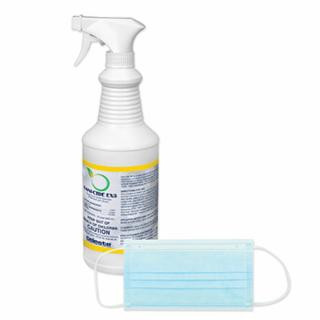 SANI-CIDE QUART & 3 PLYFACEMASK KIT